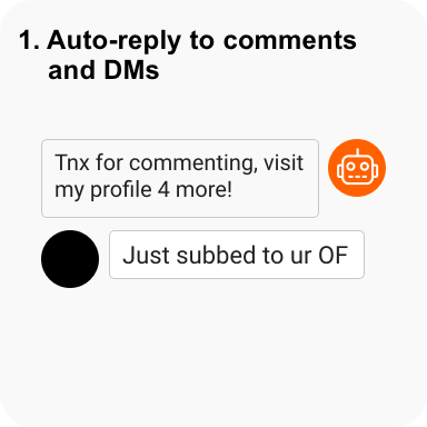 Message fans who commented or DMed you. Stop relying only on posts and grow subs with no extra work.